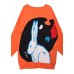 Cozy green print clothes For Women plus size clothing o neck knitwear
