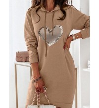 women's long sleeve dress HF1601-03-03